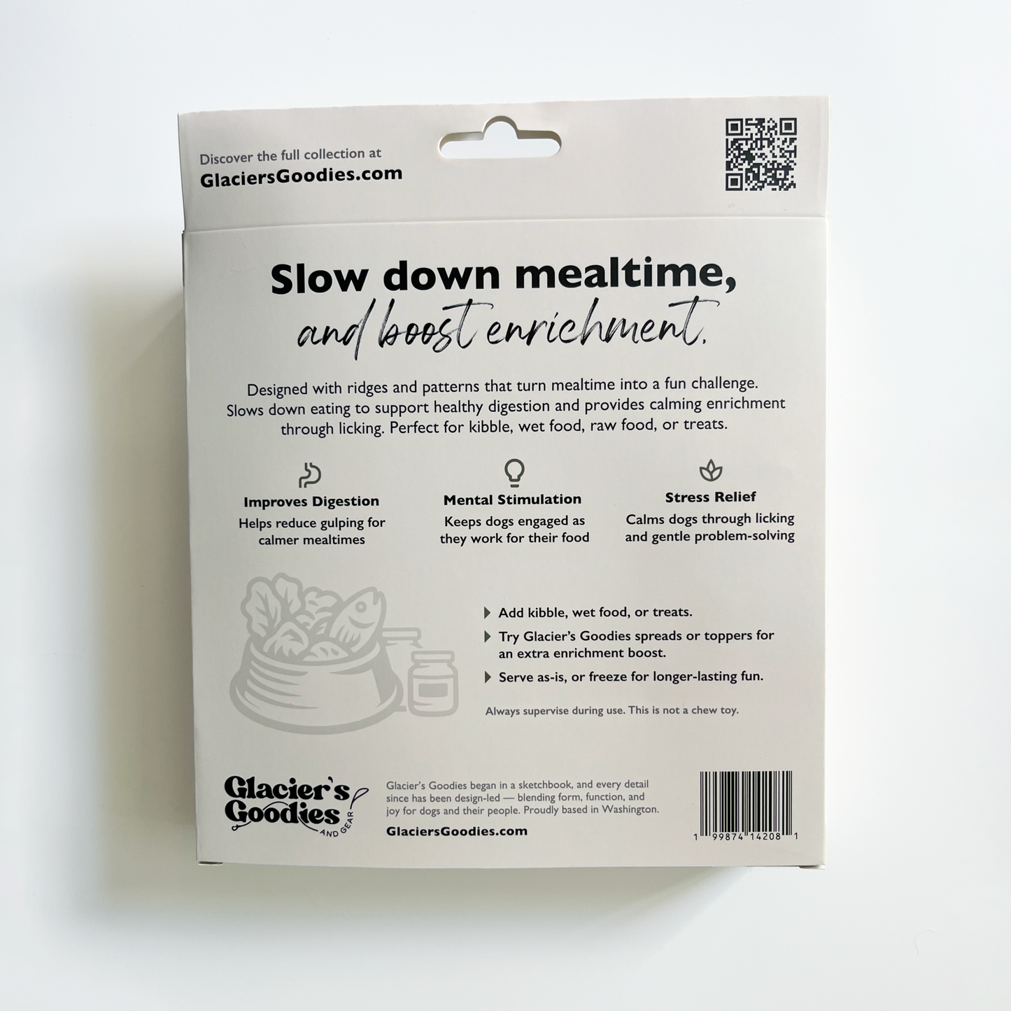 Slow Feed Enrichment Bowl | Sage Green