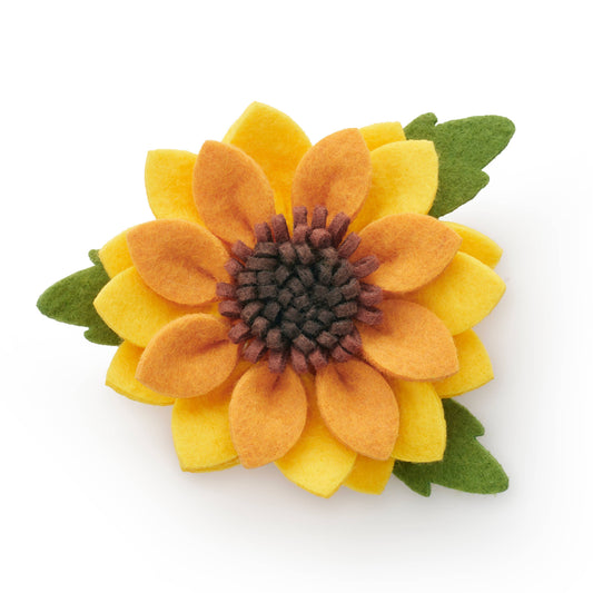 Sunflower Dog Collar Flower