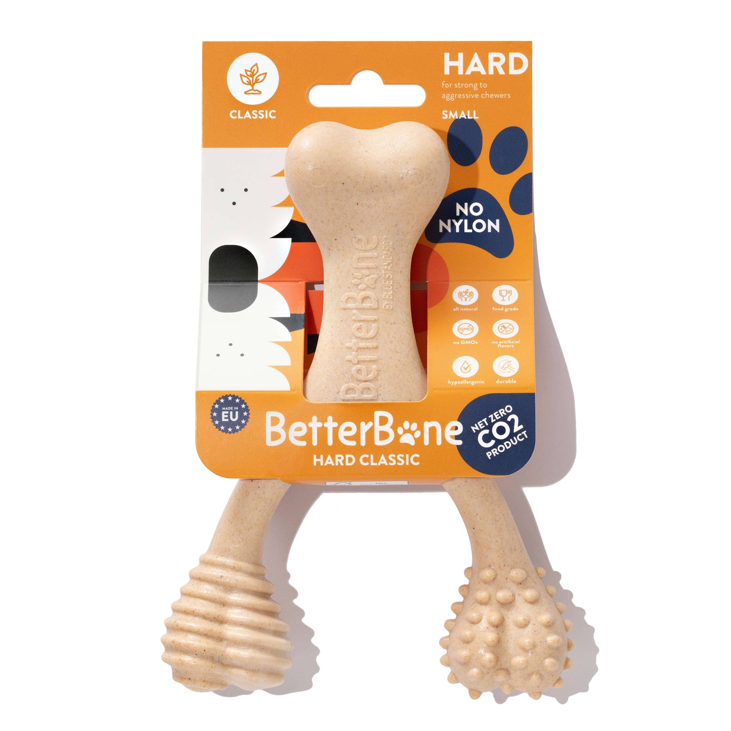 BetterBone HARD -Durable, All-Natural, No Nylon, Sustainable: Natural Venison / LARGE