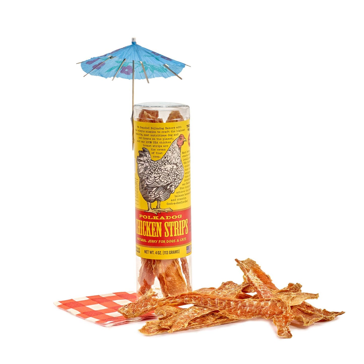 Chicken Strip Jerky - 4oz Tube