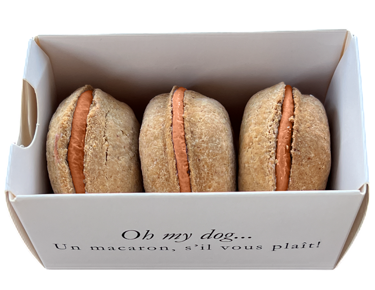 Bonne et Filou Dog Macarons | Peanut Butter