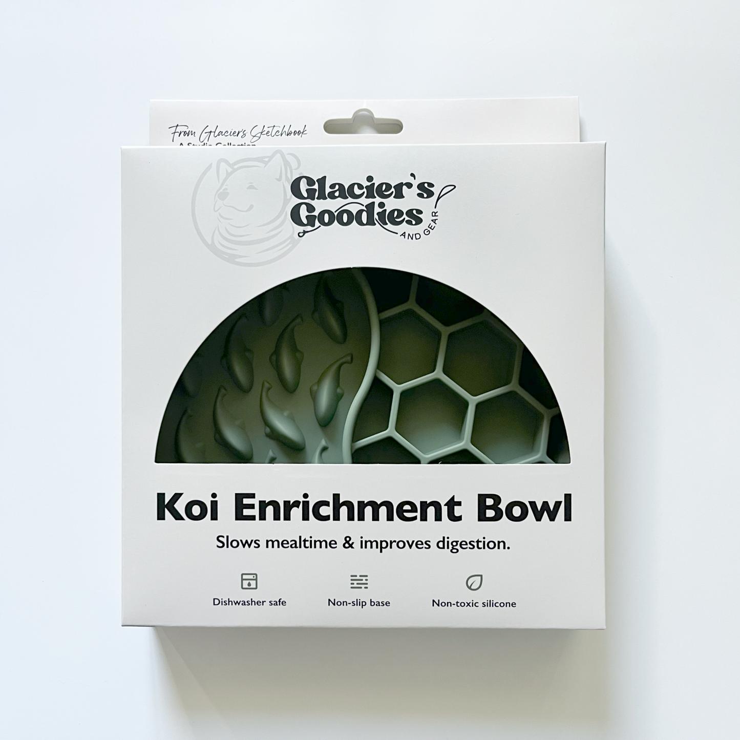 Slow Feed Enrichment Bowl | Sage Green