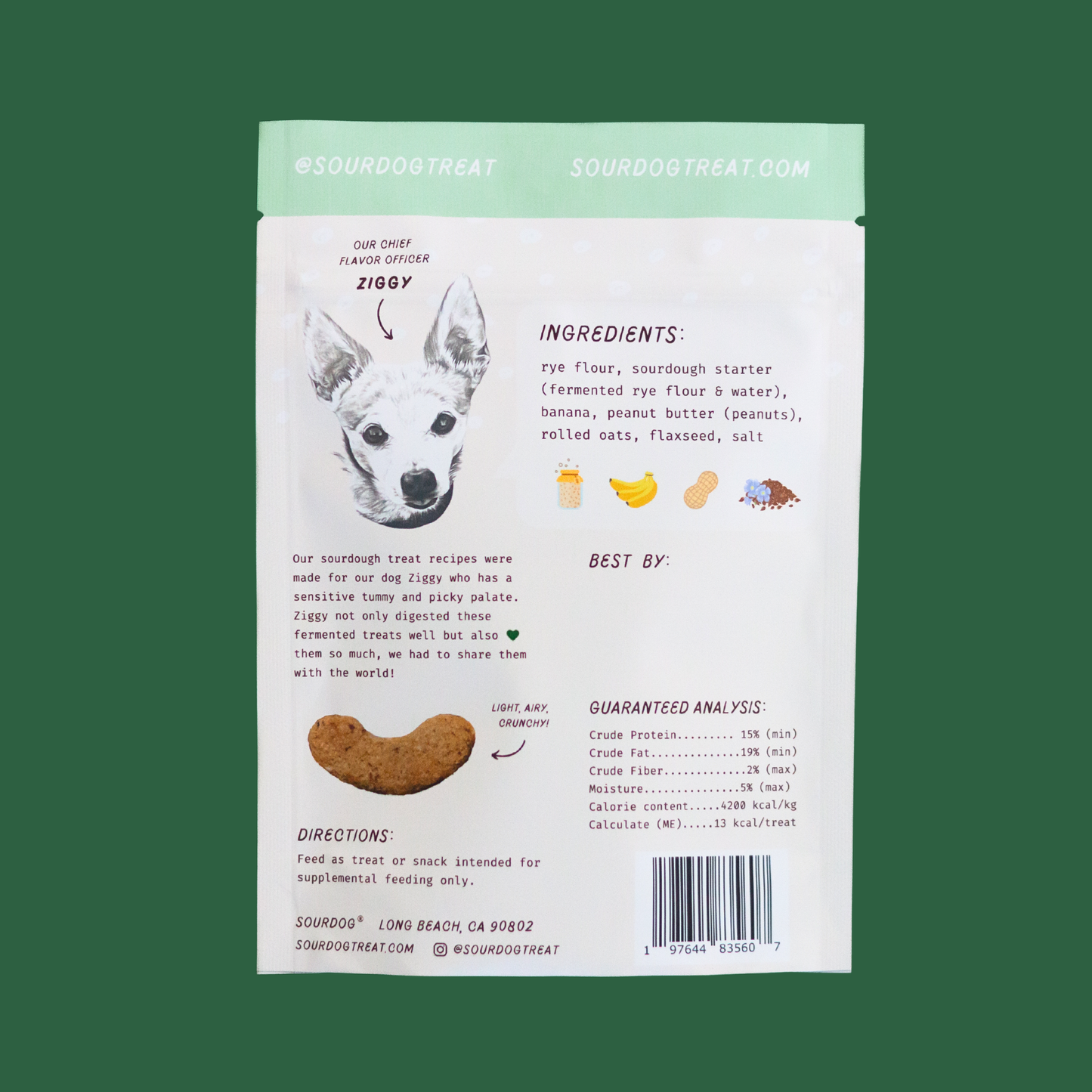 Go Bananas - Banana Sourdough Dog Treats