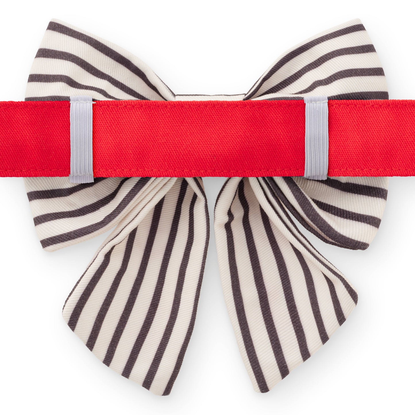 Anchor Embroidered Lady Dog Bow